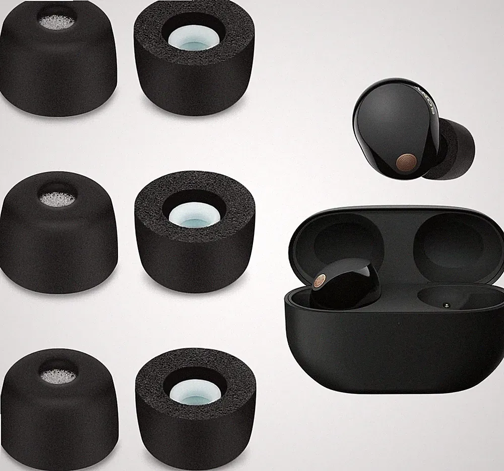 3 Paar Ersatz In-Ear Kopfhörer Kompatibel mit Sony WF-1000XM5, Gepolsterte