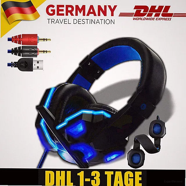 3D Gaming Headset Gaming Kabelgebundenes mit Mikrofon HD Stereo LED für PC Retoo