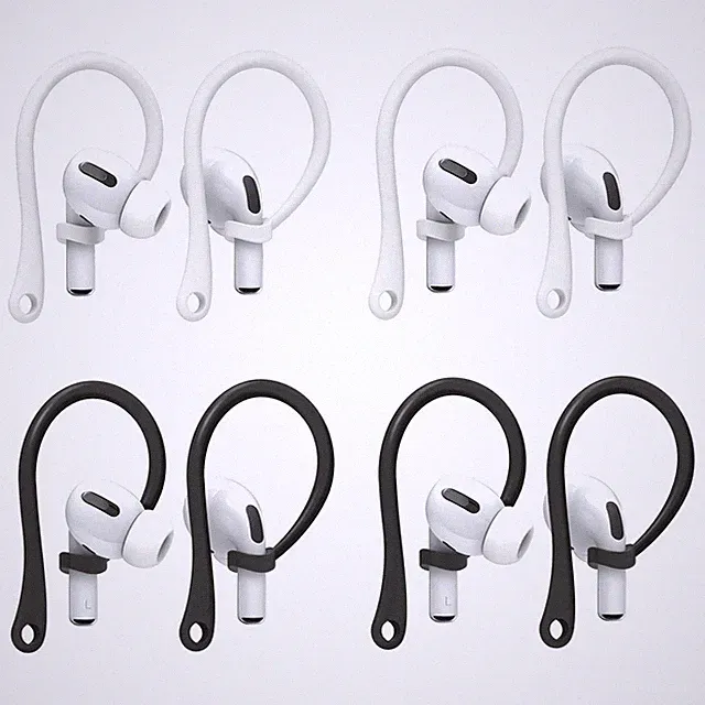 4 Paar EarHooks für AirPods Verbesserte Ohrbügel für Stabilen Halt bei Sport...