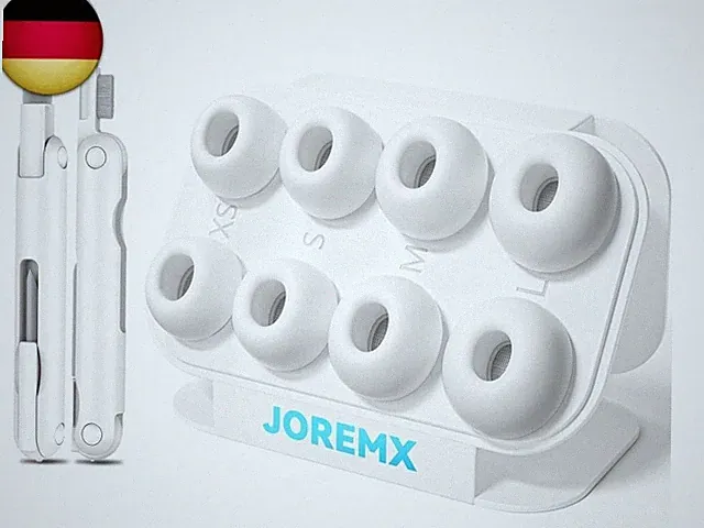 4 Paar Ersatz-Ohrstöpsel für AirPods Pro 2 Aufsätze, Silikontips für Air Pods Pr