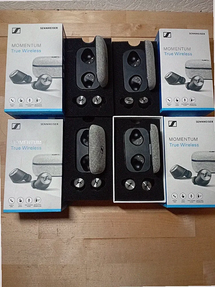 4× Sennheiser Momentum True Wireless --- defekt als ersatzteil