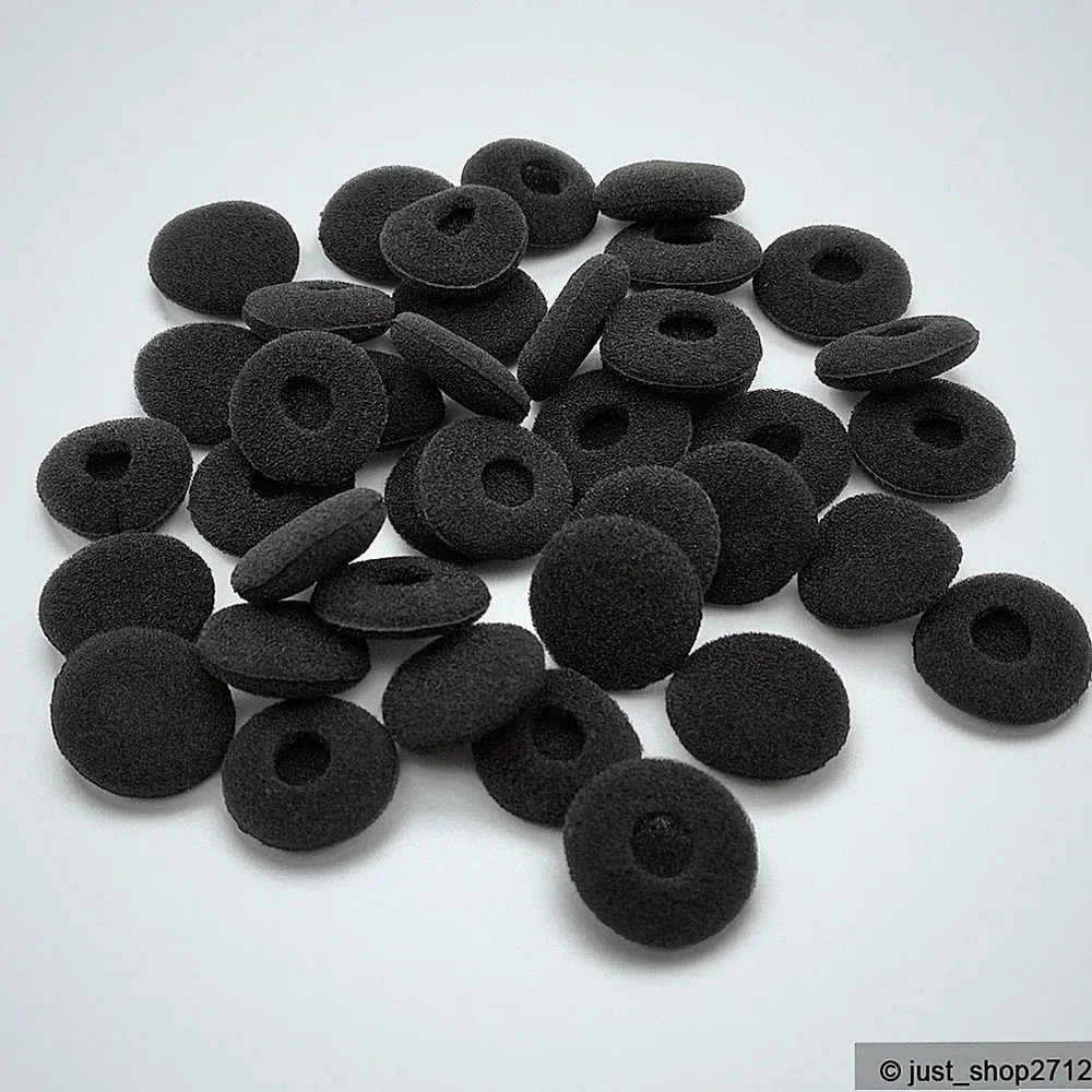 40 Ohrpolster Schaumstoff Headset Kopfhörer Ersatz Ohrpolster 16mm
