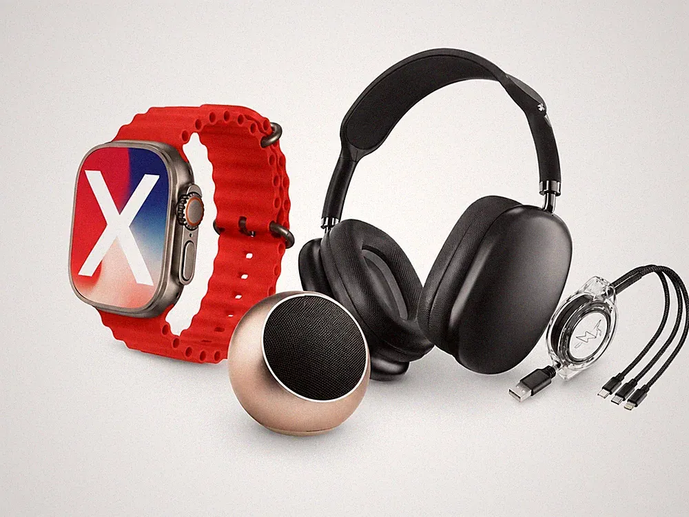 4in1 Set Smartwatch + Kopfhörer + Kabel Wireless Charging Geschenk