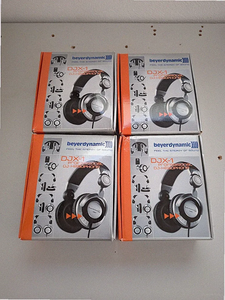 4x Beyerdynamic DJX-1 DJ Headphone Kopfhörer OVP - Defekt!!!