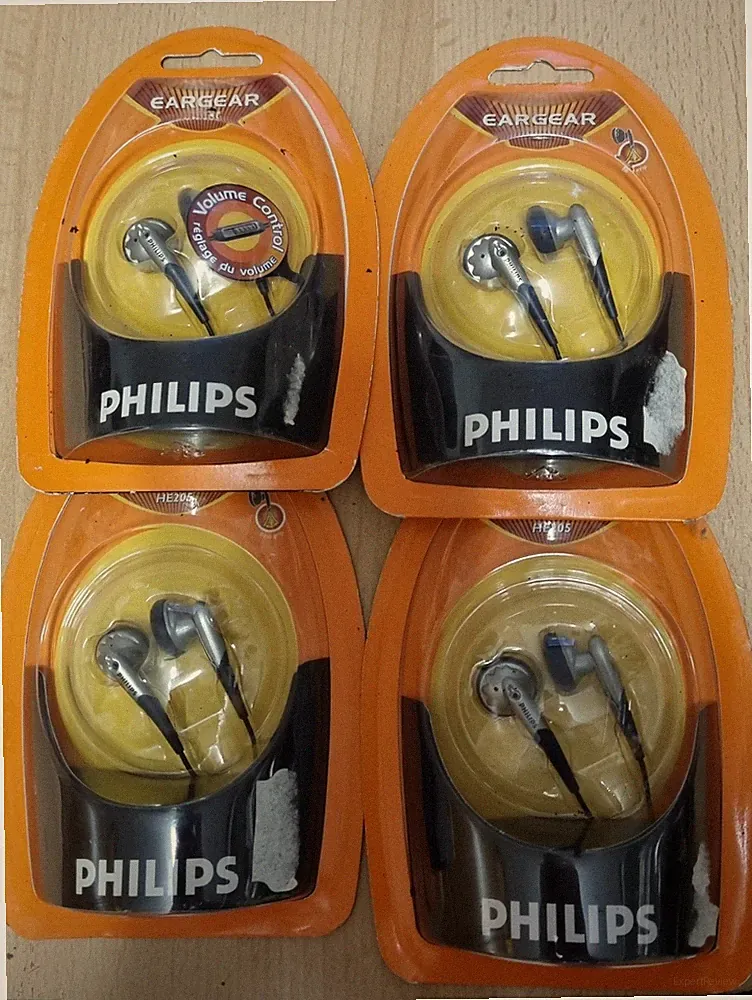 4x Philips Kopfhörer mit kabel
