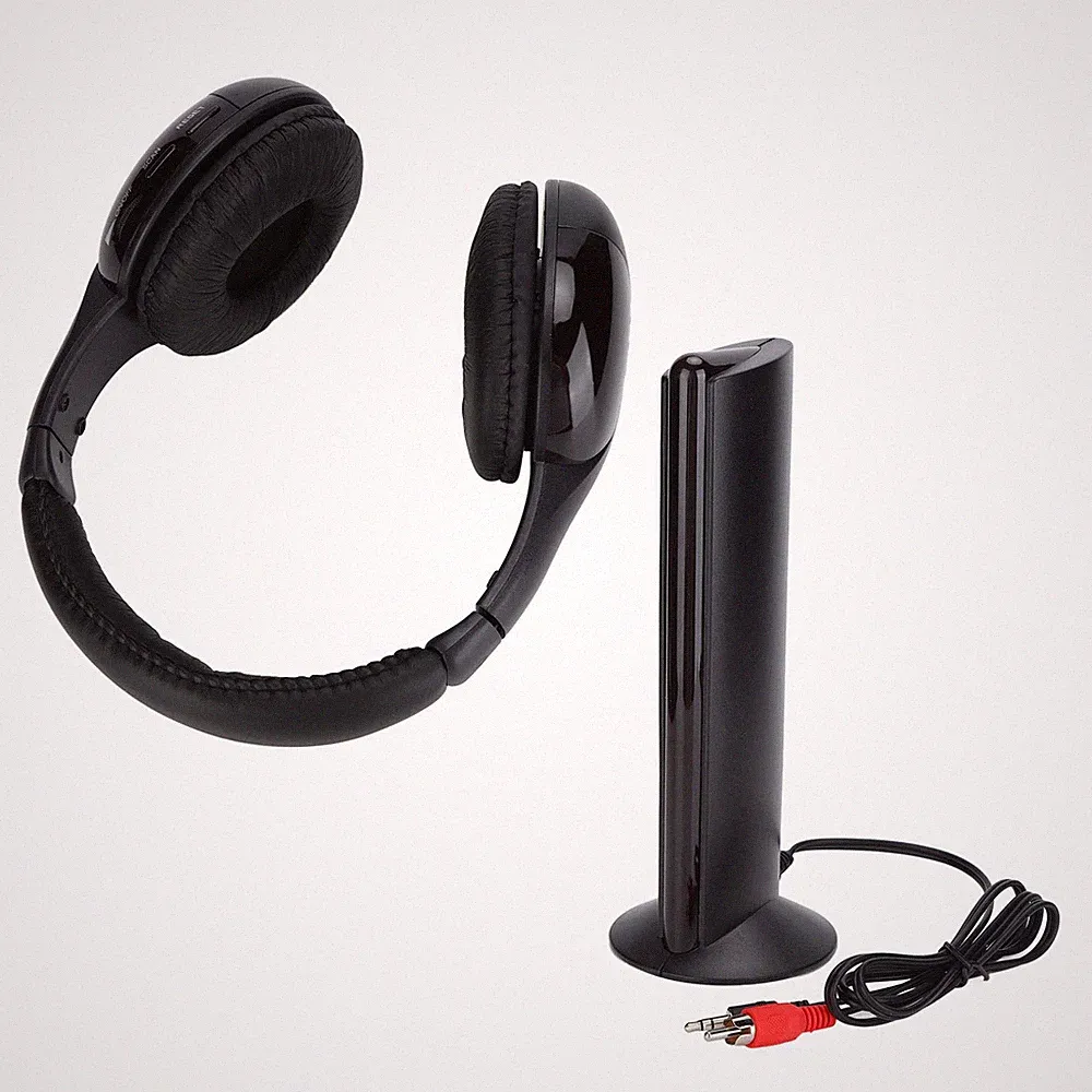 5 In 1 Kopfhörer Mit Kabelloser HiFi Tiefton FM Radio Over Ear Kopfhörer Mit Mo