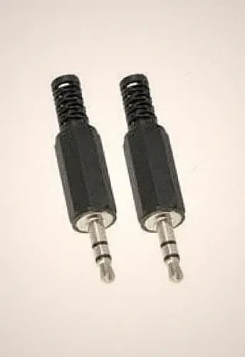 5x Klinkenstecker 3,5mm . STEREO . Klinke Klinken Stecker . löt