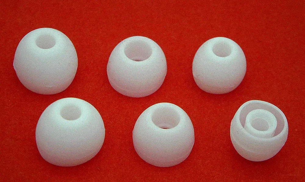 6 Stück In-Ear Silikon Ohrstöpsel Gummistöpsel Kopfhörer Universal Ersatz S-M-L