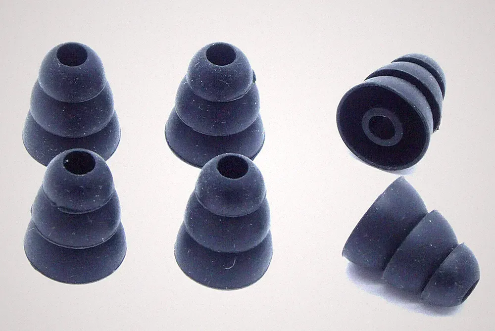 6X Ersatz Silikon Ohrstöpsel Gummi Universal in Ear Headset Kopfhörer Bluetooth