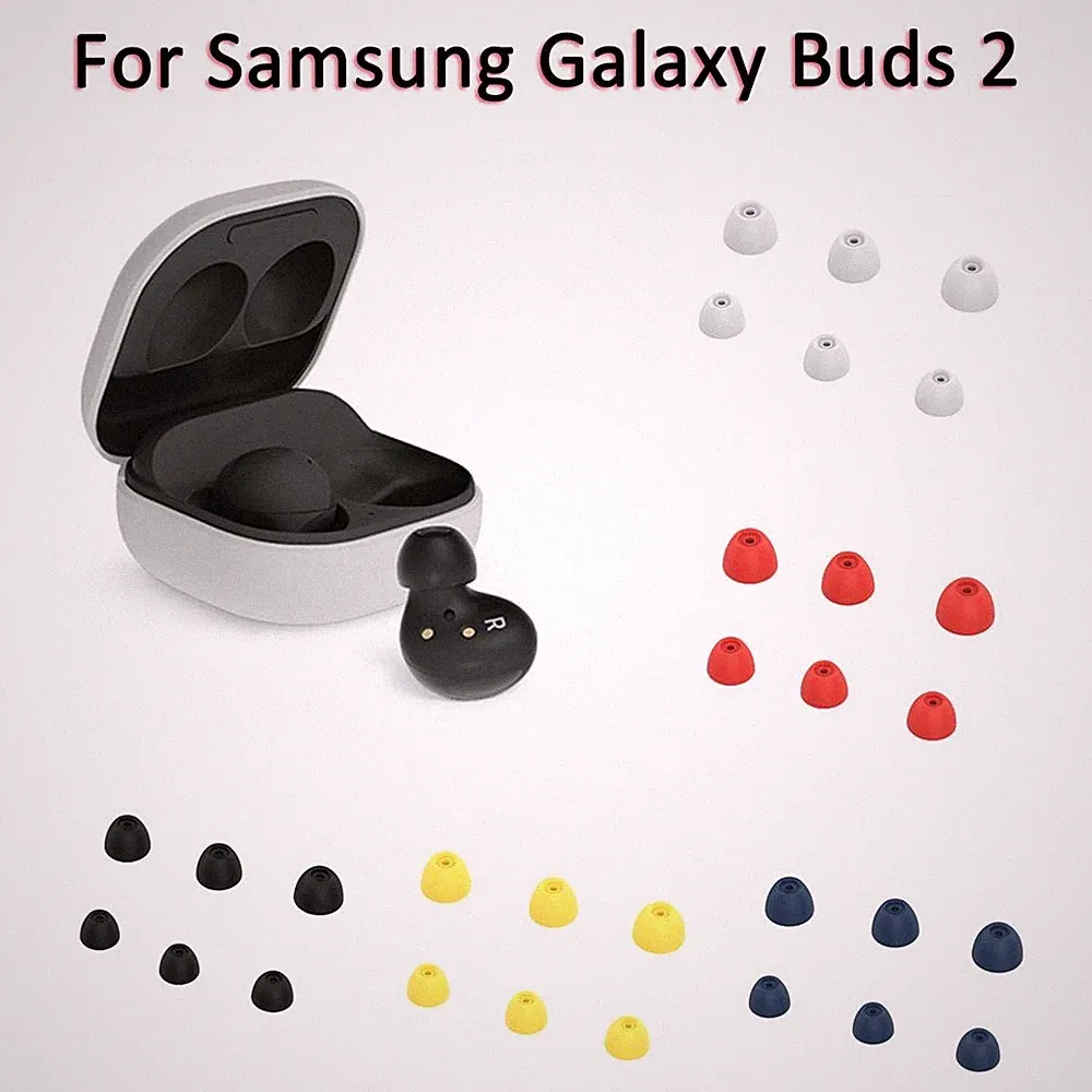 6X Silikon Ohrstöpsel Für Samsung Galaxy Buds 2 SM-R177 Kopfhoerer Headphone