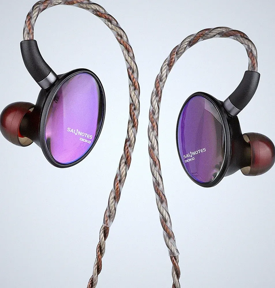 7Hz Salnotes Dioko HiFi IEM 14,6mm Planar In-Ear Aluminium Abnehmbares Kabel