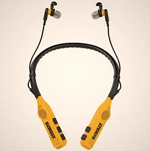 826341052054 SŁUCHAWKI DOUSZNE EARBUDS Z MIKR. I GŁOŚN. BLUETOOTH 5.0 DEWALT