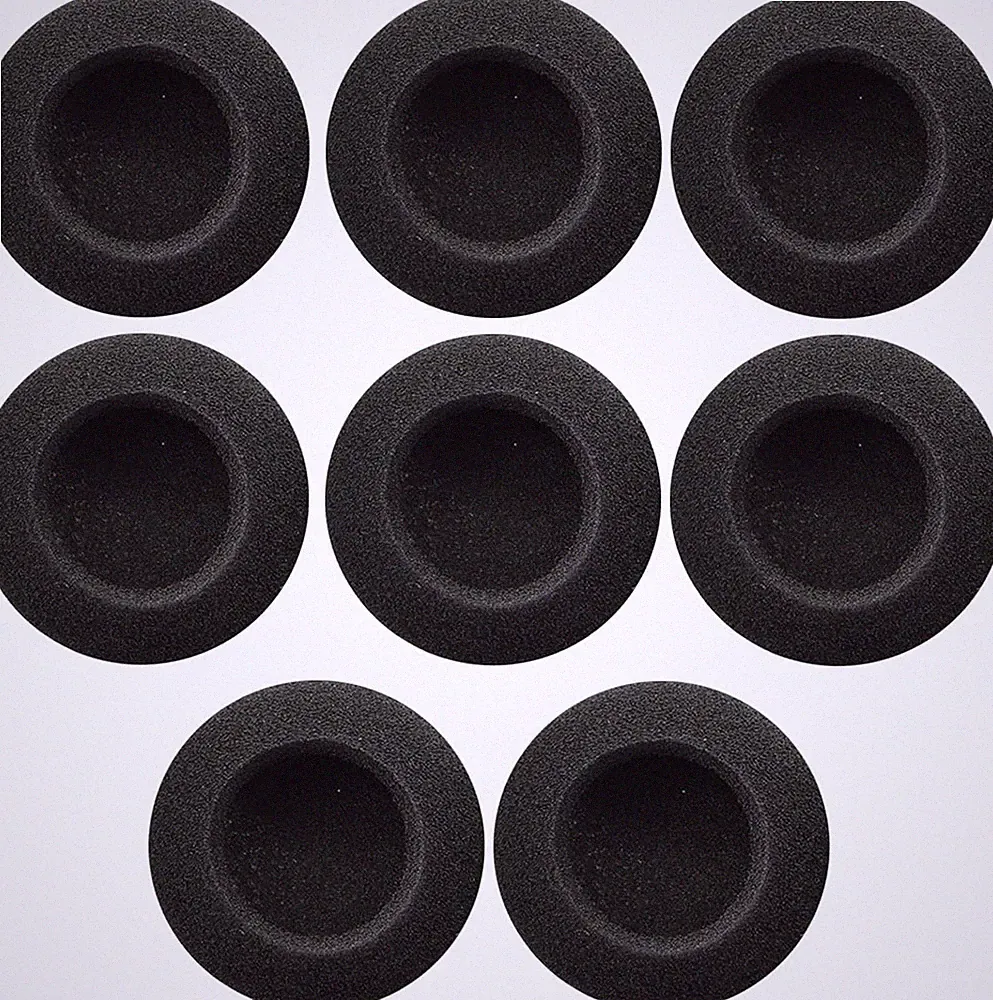 8x Ersatz Ohrpolster Silikon 60mm Komfort Klangisolierung Logitech Kopfhörer