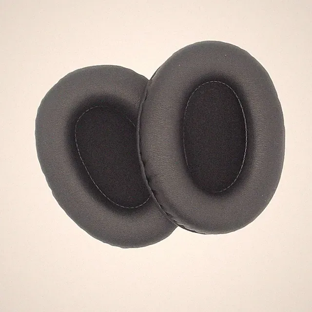 95 mm x 75 mm Ovale Ohrpolster Kompatibel mit Over Ear für Kopfhörer Schwarz