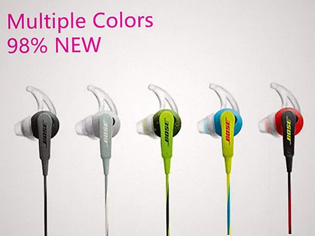 98%NEW Bose SoundSport Wired 3.5mm Jack Earbuds In-ear Headphones IOS / Android