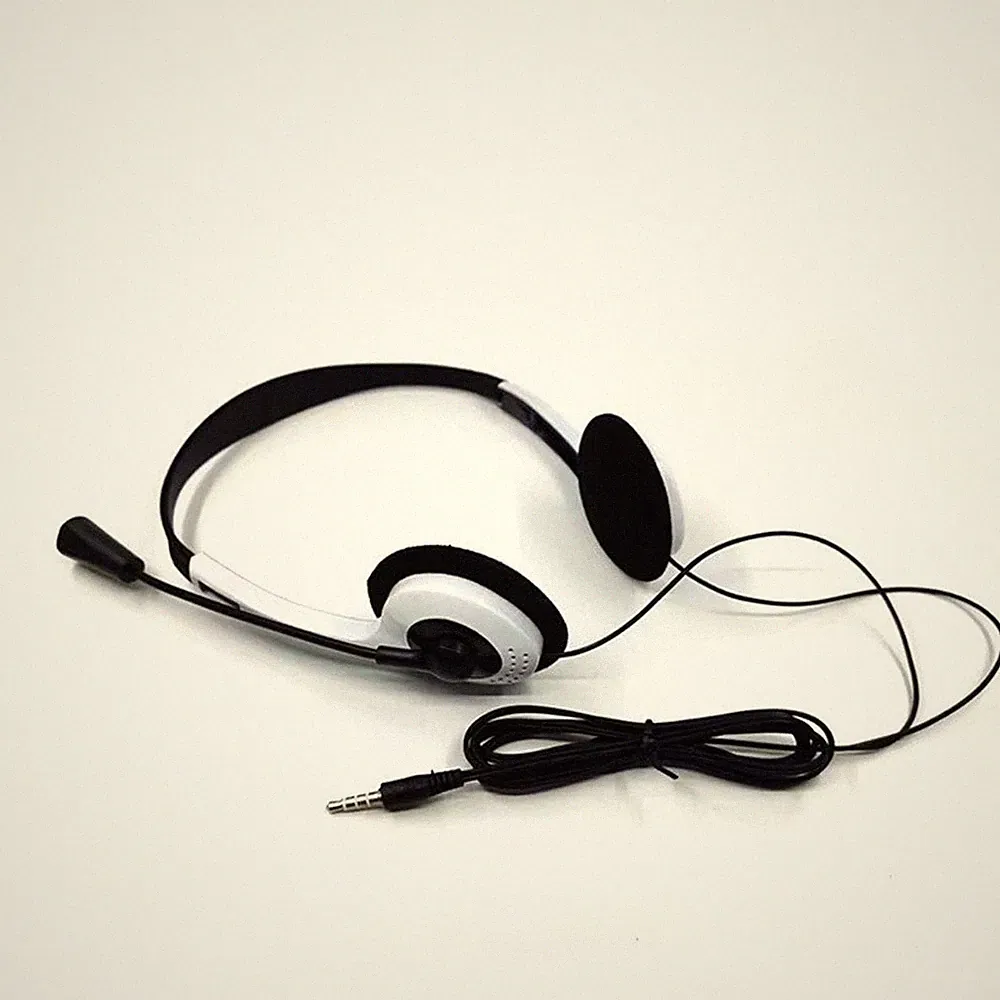 ABS Over-Ear Kopfhörer mit Mikrofon Laptop Desktop und Telefon