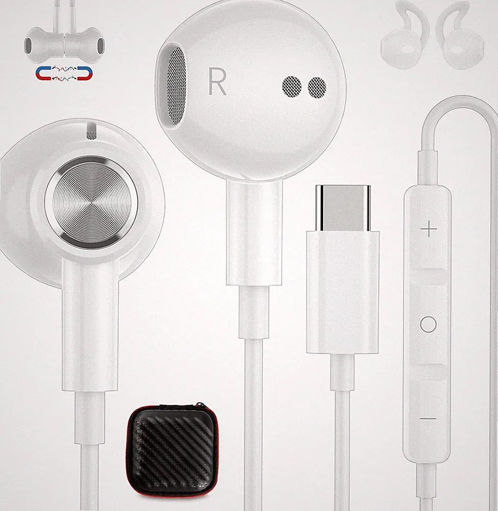 ACAGET USB C Kopfhörer für Redmi Note 15 Pro+ für Google Pixel 10 9a 8 Pro | Ma