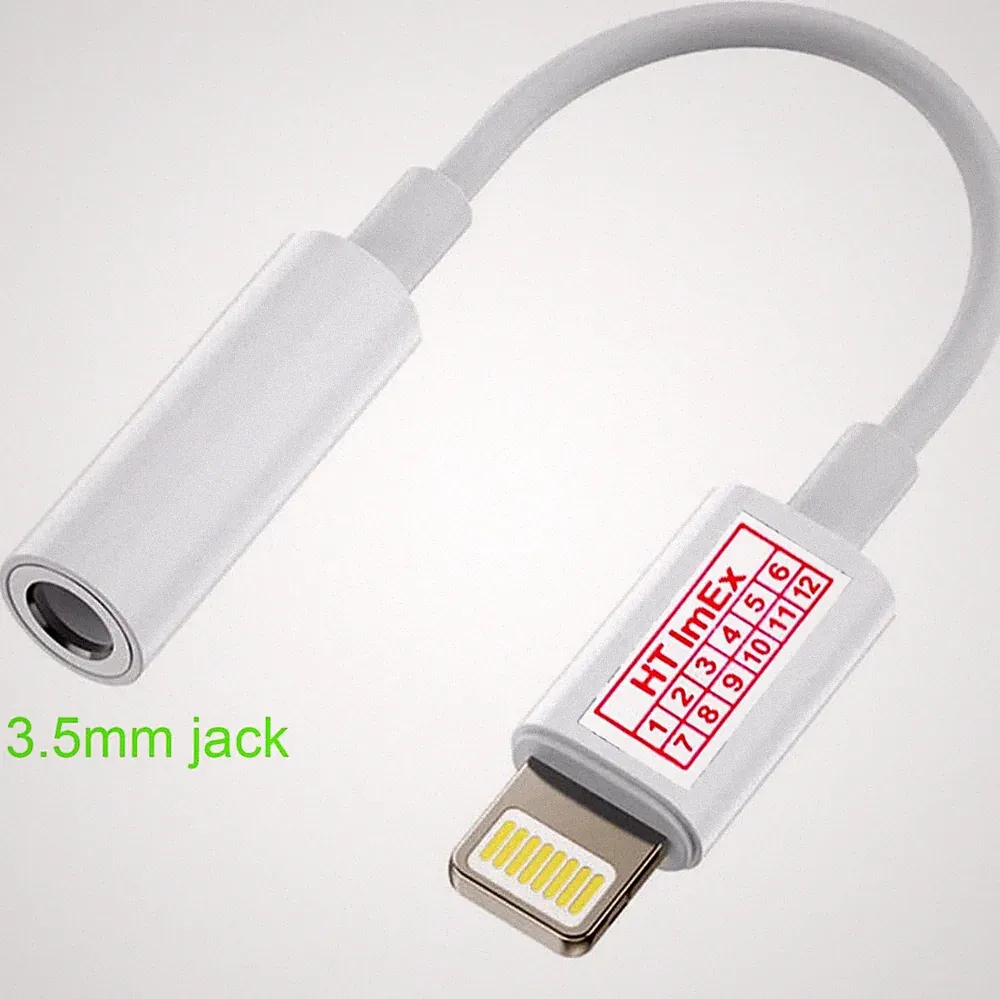 Adapter Konverter zu AUX 3,5 Kopfhörer Audio Kabel für iPad Gen 6, Gen 7 Tablet