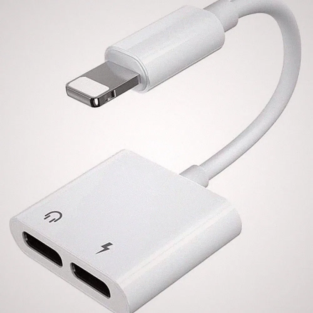 Adapter Splitter für iPhone Splitter Kabel Kopfhörer für Apple Ladekabel Audio