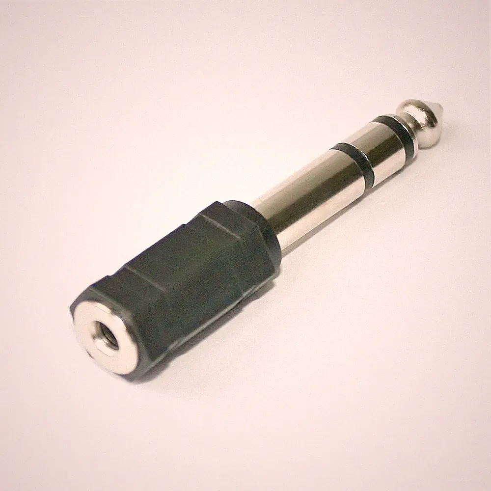 Adapter stereo Klinkenstecker 6,3mm Klinke Stecker > 3,5mm Buchse Kopfhörer