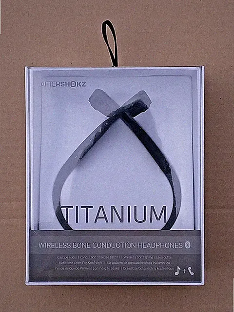 Aftershokz AS600 Trekz Titanium Wireless Bone Conduction Headphone, Slate Grey