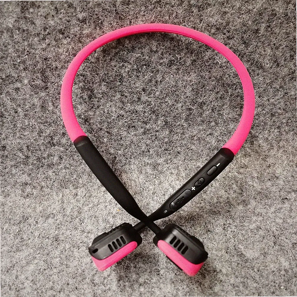 AfterShokz AS600 Trekz Titanium Wireless Bone Conduction Kopfhörer Schwarz-Pink