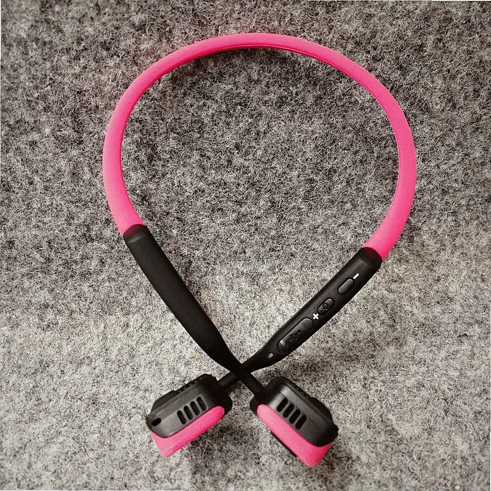 AfterShokz AS600 Trekz Titanium Wireless Bone Conduction Kopfhörer Schwarz-Pink