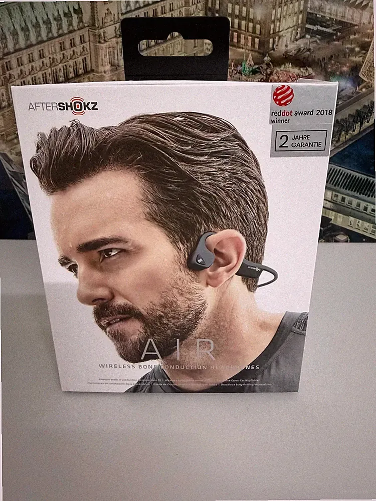 AfterShokz Trekz Air IP55 Bluetooth Knochenschall-Kopfhörer inkl. OVP
