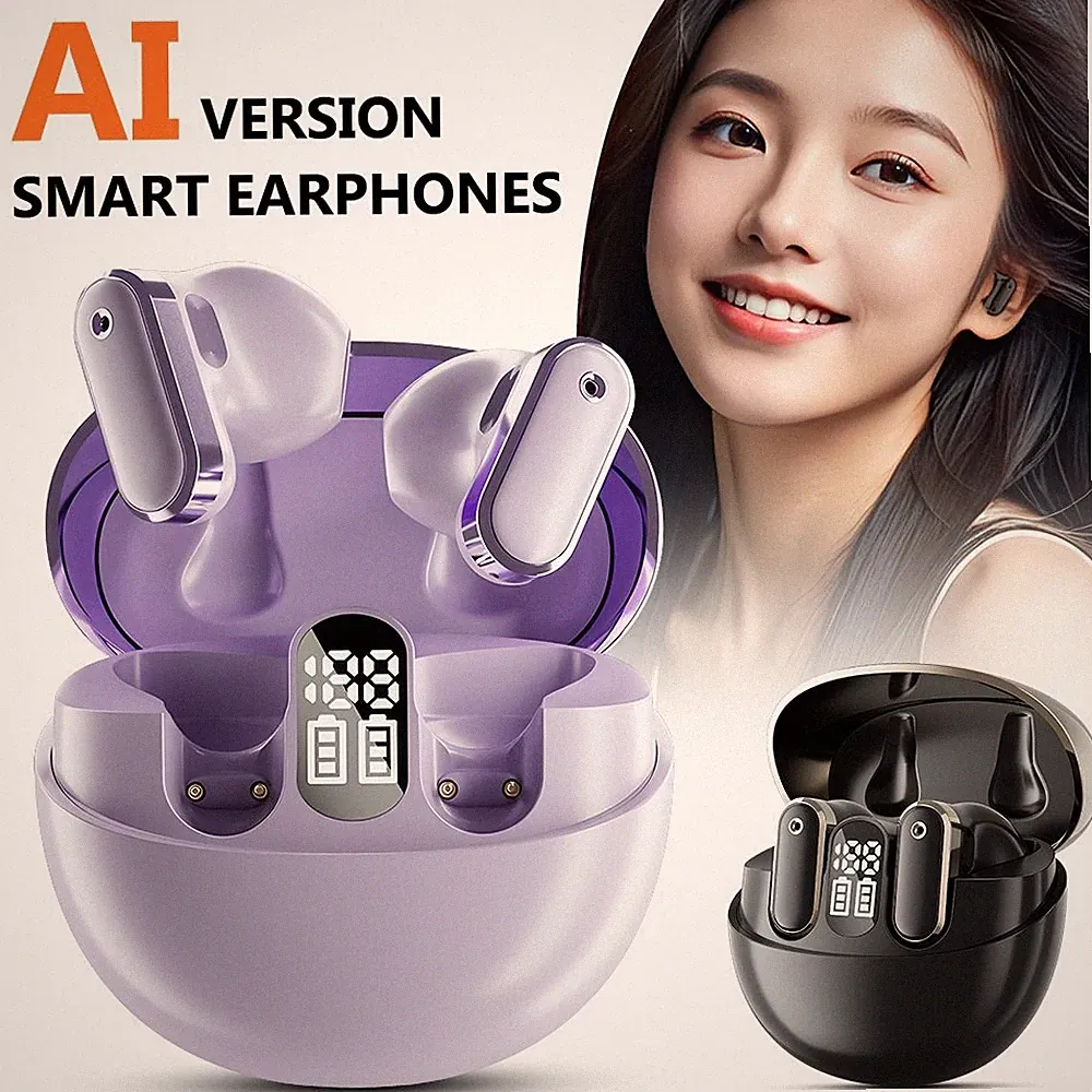 AI In Ear Sport Bluetooth Kopfhörer, Wireless Earbuds mit Dual-Modus Mit App