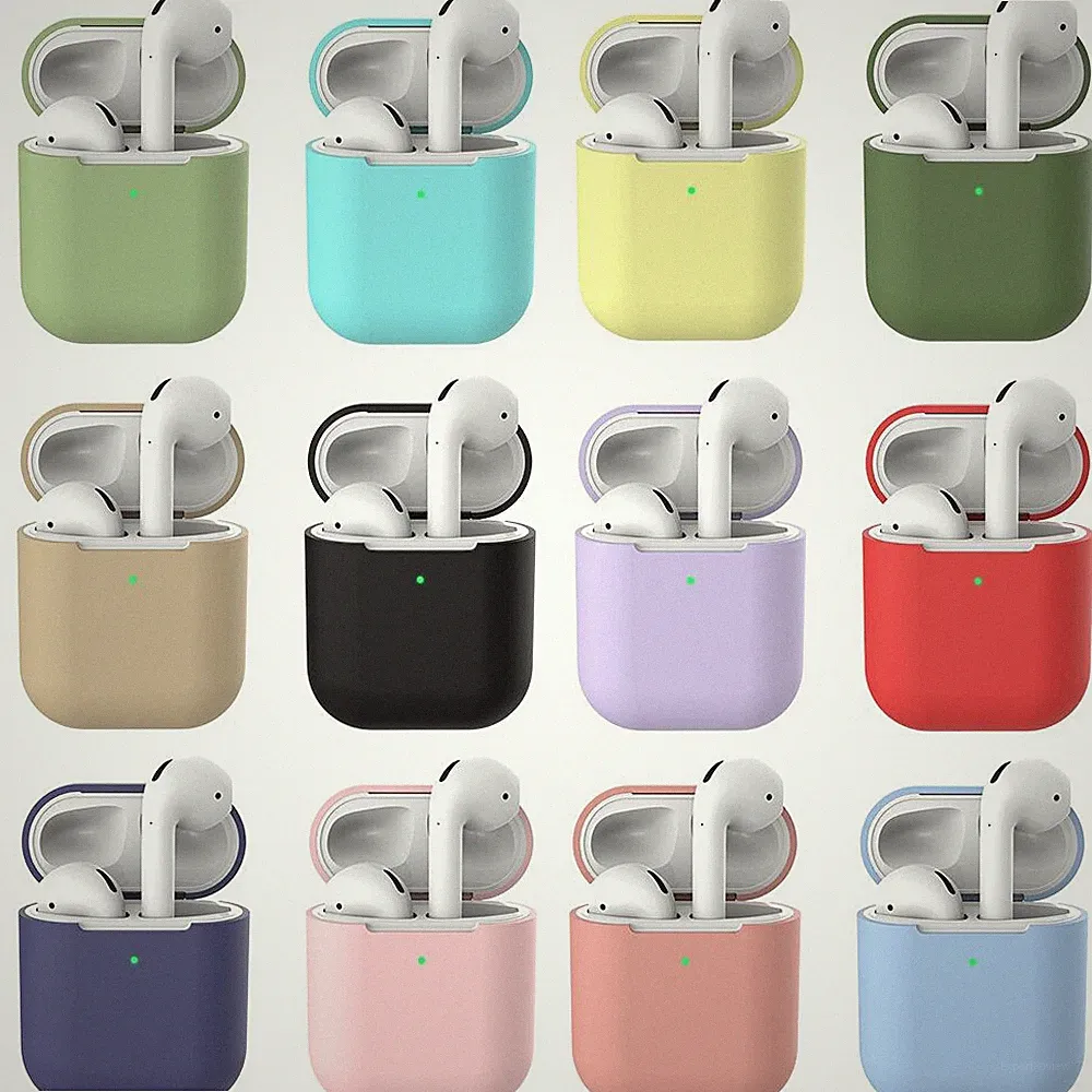 Airpods 1 gen. 2 gen. Schutzhülle Case Silikon Hülle Cover Airpod Kopfhörer