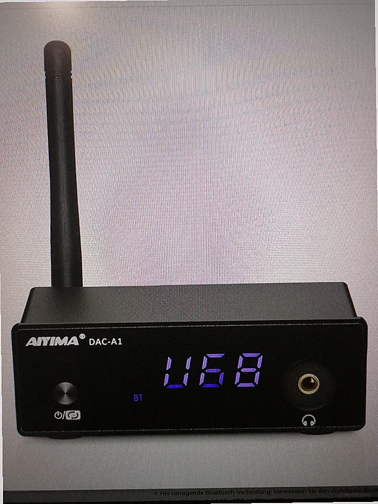 AIYIMA DAC-A1 Mini-Kopfhörerverstärker ES9018Q2M Desktop-Decoder HiFi-Stereo-DAC