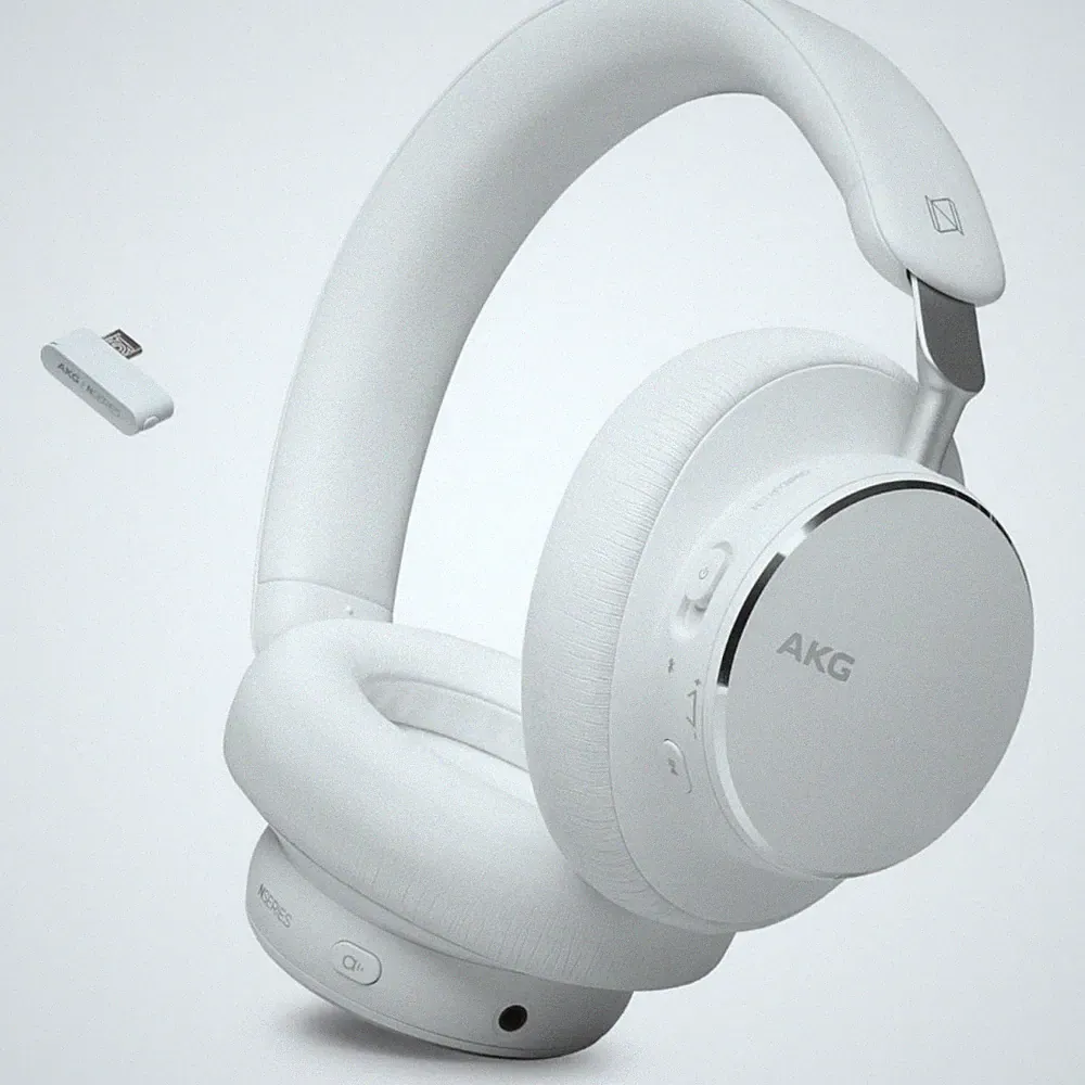 AKG AKGN9HYBRIDWHT N9 Hybrid Noise-Cancelling Over-Ear-Kopfhörer Weiß