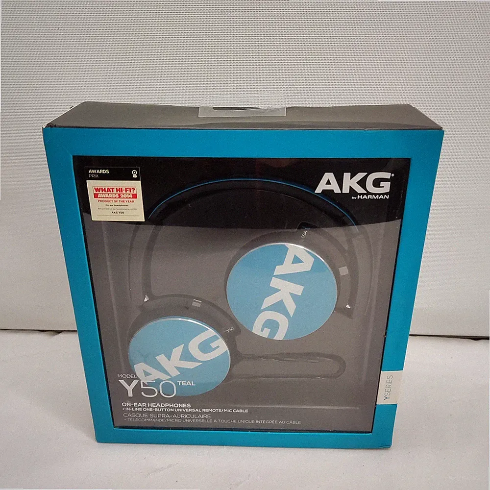 AKG BY HARMAN Y50 TÜRKIS KABELGEBUNDENE ON-EAR KLAPPKOPFHÖRER Y SERIE