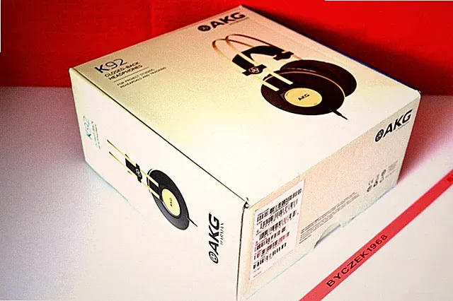 AKG K - 92 Bügelkopfhörer für DJ und Studio -TOP Zustand - OVP