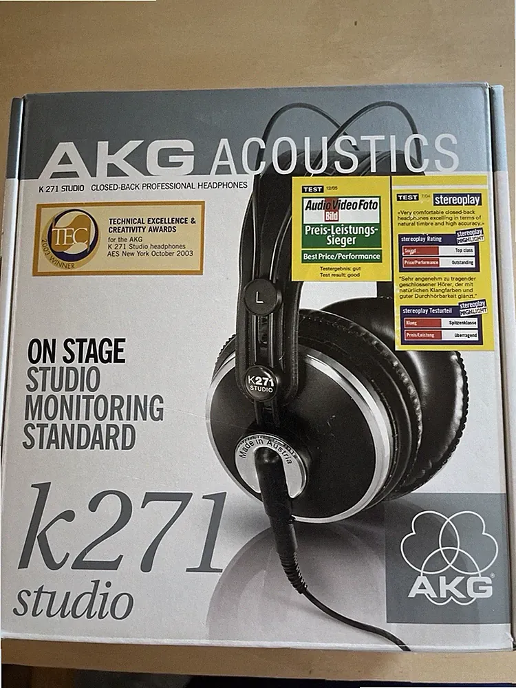 AKG K271 Studio Kopfhörer geschlossen 3,5mm Made in Austria