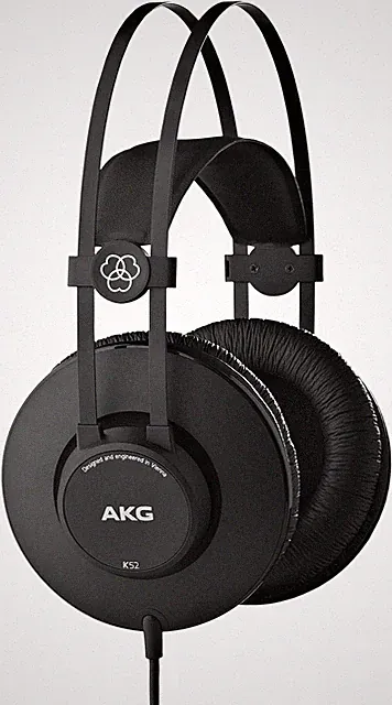 AKG K52 Closed Back Hochleistungs-Überwachungskopfhörer mit geschlossenem Band