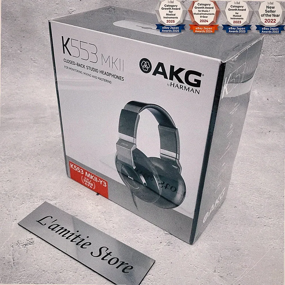 AKG K553 MK2 MKII geschlossener Studio-Monitoring-Kopfhörer +...