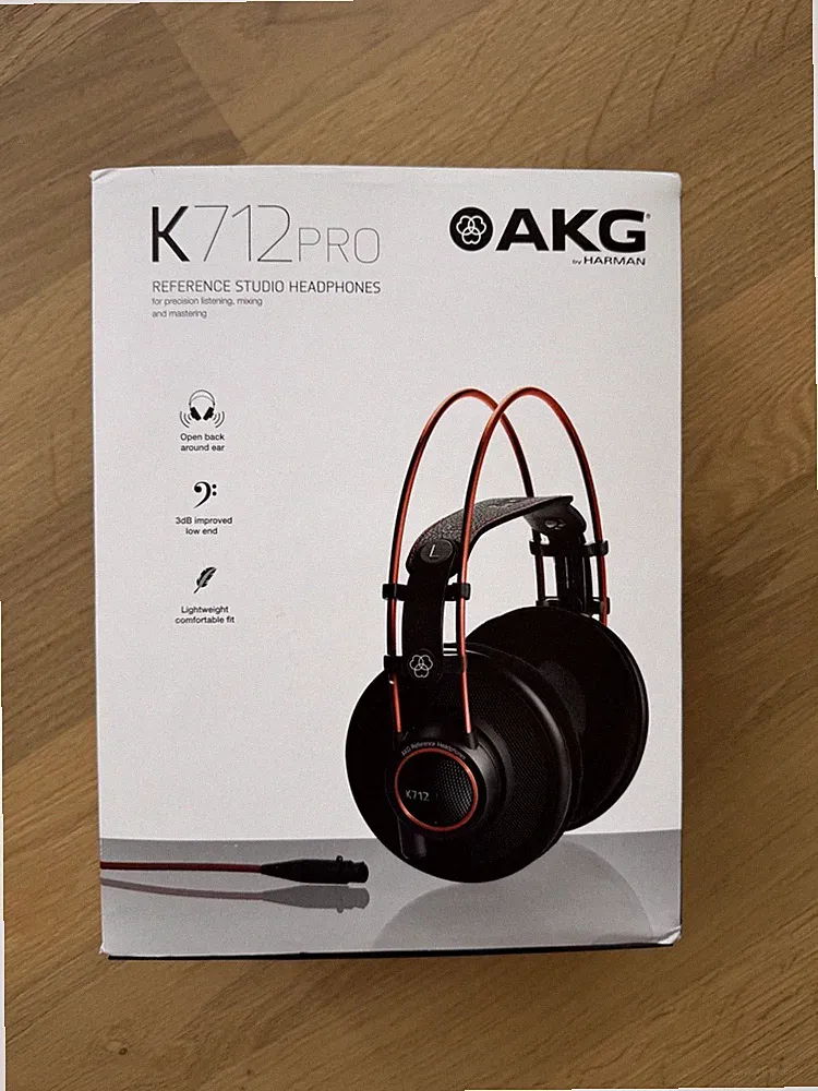 AKG K712 PRO – Referenz-Studiokopfhörer (wie neu) mit OVP