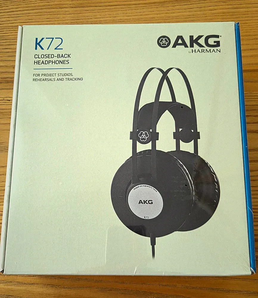 AKG K72 Closed-Back Kopfhörer Schwarz 3m 3,5mm/6,35mm