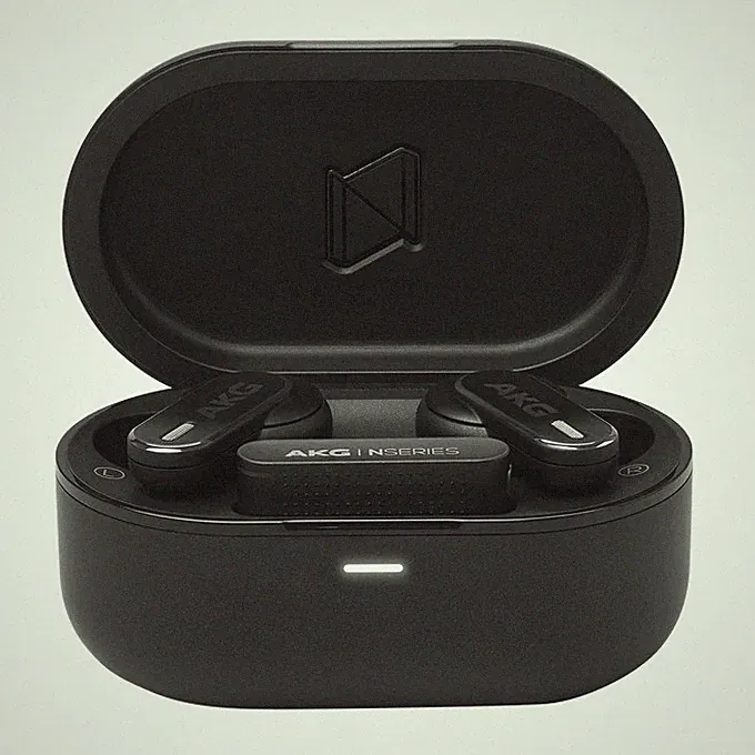 AKG N5 Hybrid Earbuds Noise Cancelling Kopfhörer.