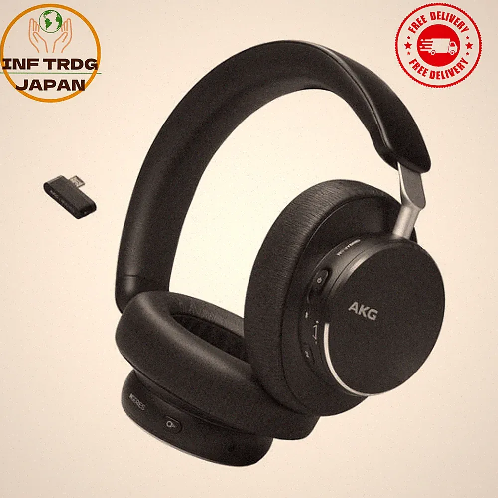 AKG N9 Hybrid Schwarz Kabellose Over Ear Kopfhörer Neu