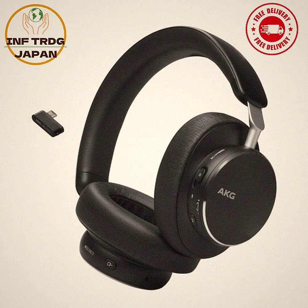 AKG N9 Hybrid Schwarz Kabellose Over Ear Kopfhörer Neu
