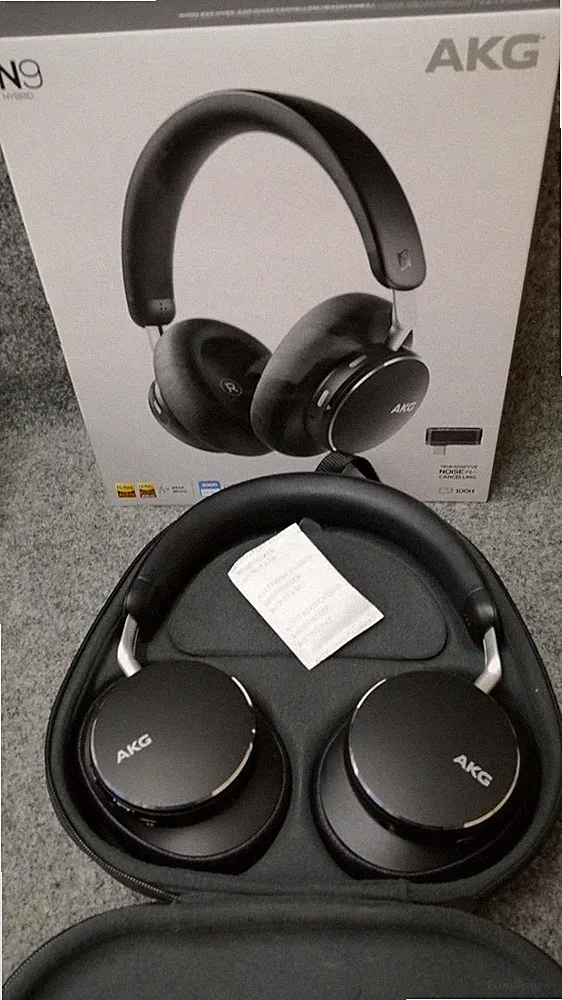 AKG N9 HYBRID Wireless ANC Over-Ear Kopfhörer Hi-Res Audio Schwarz