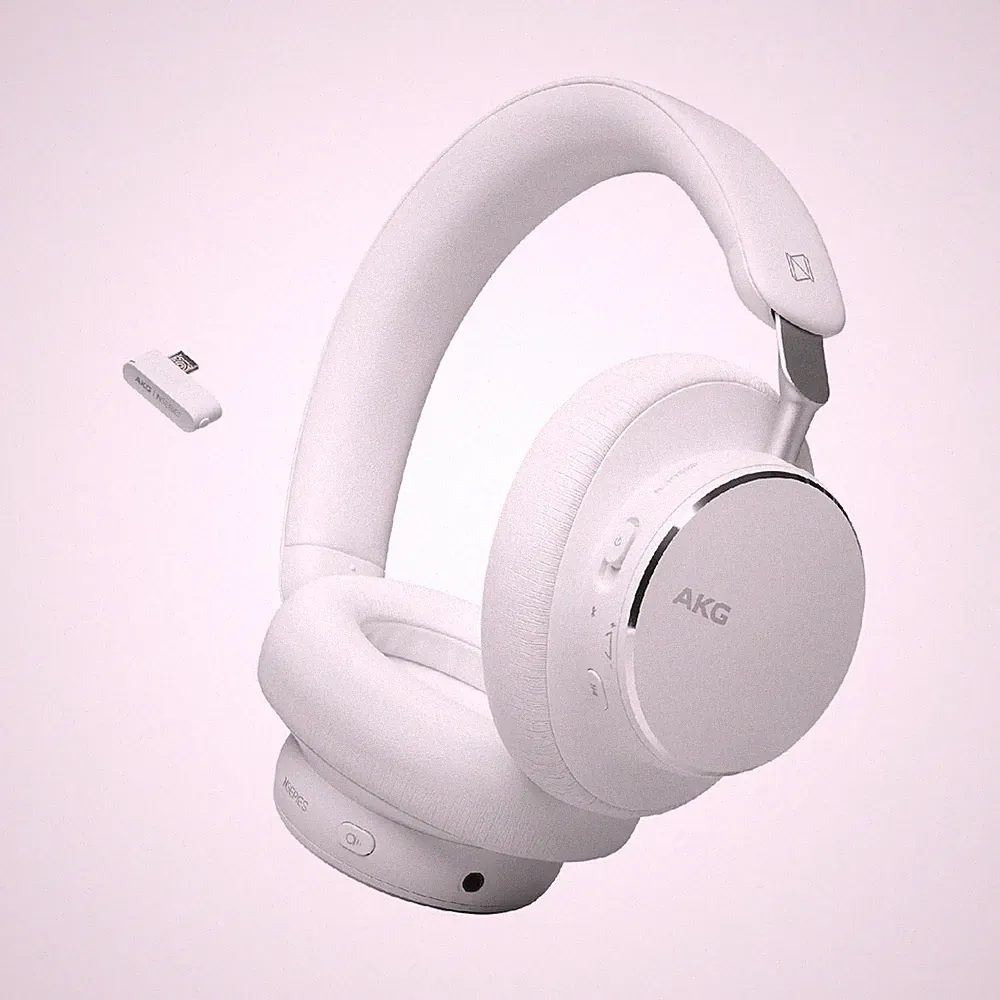 AKG N9 Hybrid Wireless Over-Ear Kopfhörer Hi-Res LDAC LC3Plus Weiß