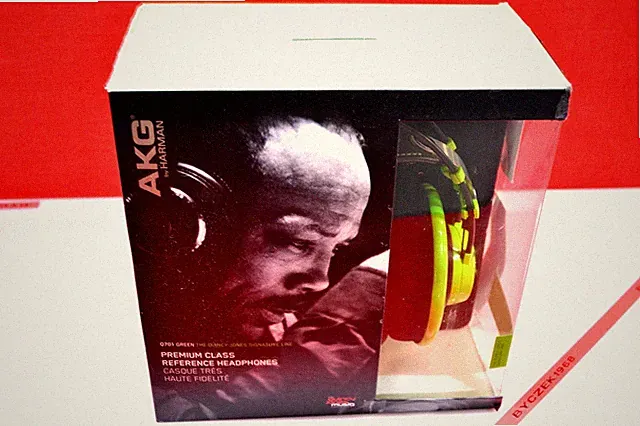 AKG Q 701 -Green - Quincy Jones Signature Line - St. Bügelkopfhörer TOP Zustand.