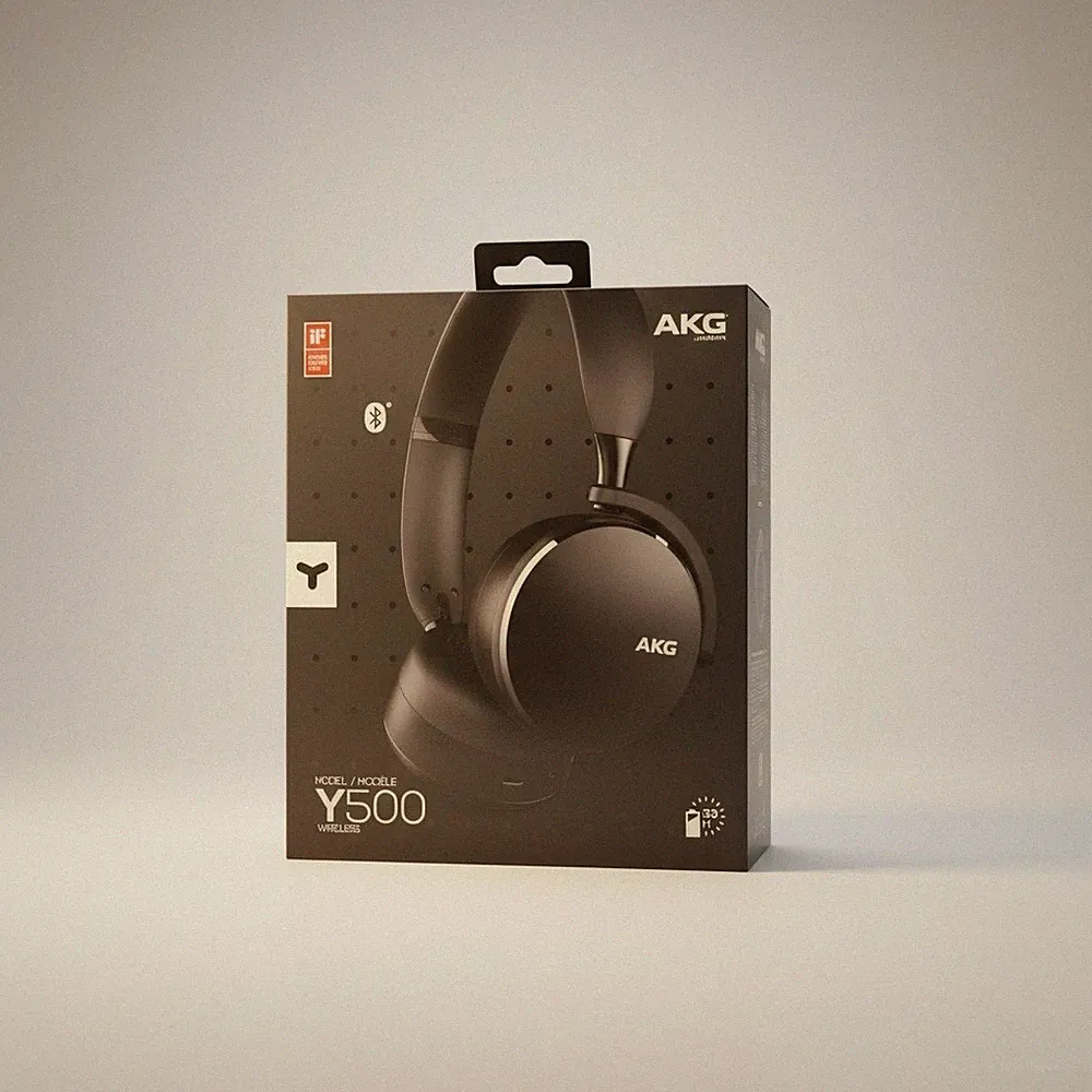 AKG Y500 Wireless Bluetooth Kopfhörer - Schwarz