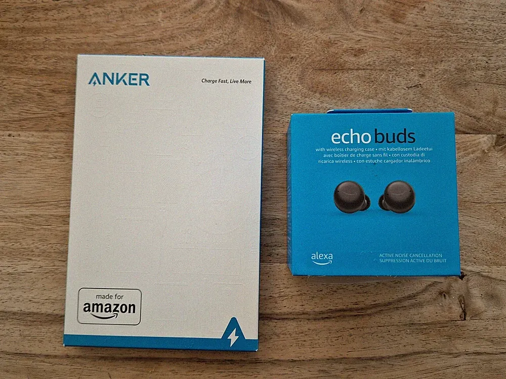Amazon Echo Buds ( 2. Gen.) In-Ear Bluet. Kopfhörer m. ANC und Alexa + Ladepad!