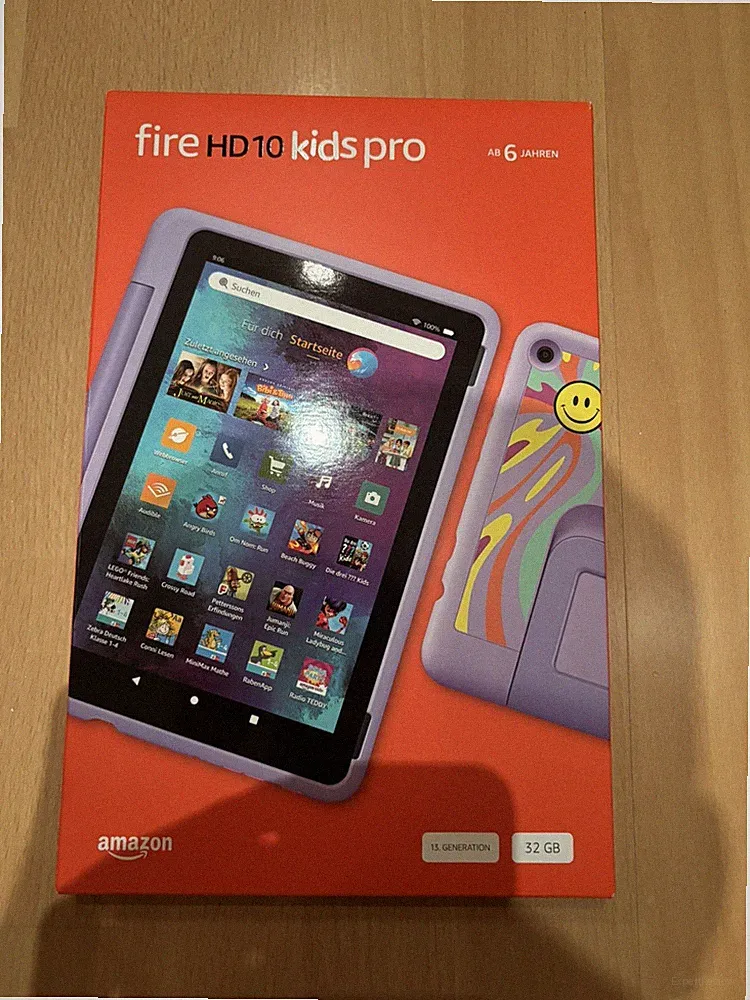 Amazon Fire HD 10 Kids Pro Tablet 13. Gen. - 32GB Happy Day - Design NEU & OVP
