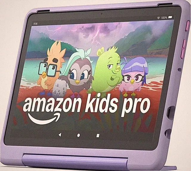 Amazon Fire HD 10 Kids Pro Tablet | 13. Gen. | 32GB | Lila Happy-Day-Design NEU