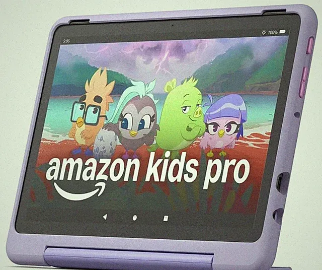 Amazon Fire HD 10 Kids Pro Tablet | 13. Gen. | 32GB | Lila Happy-Day-Design NEU